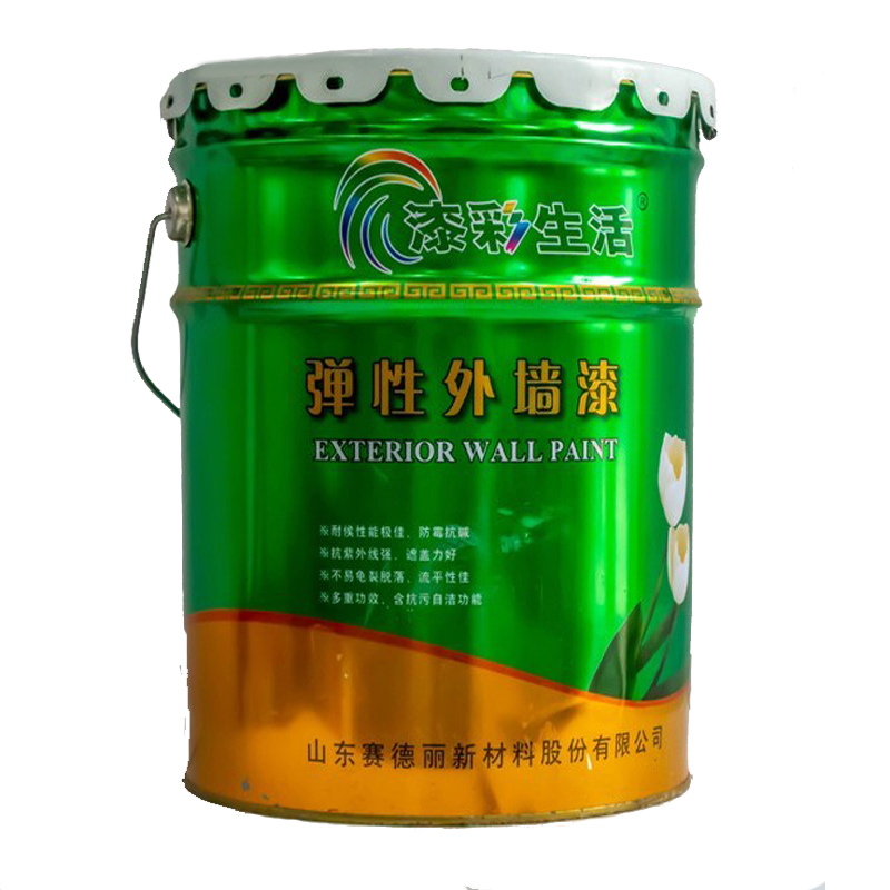 Elastic exterior wall paint